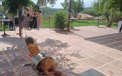 El corte de jamón en los «Rooftops» y terrazas de Madrid: Desafíos del calor seco en las alturas